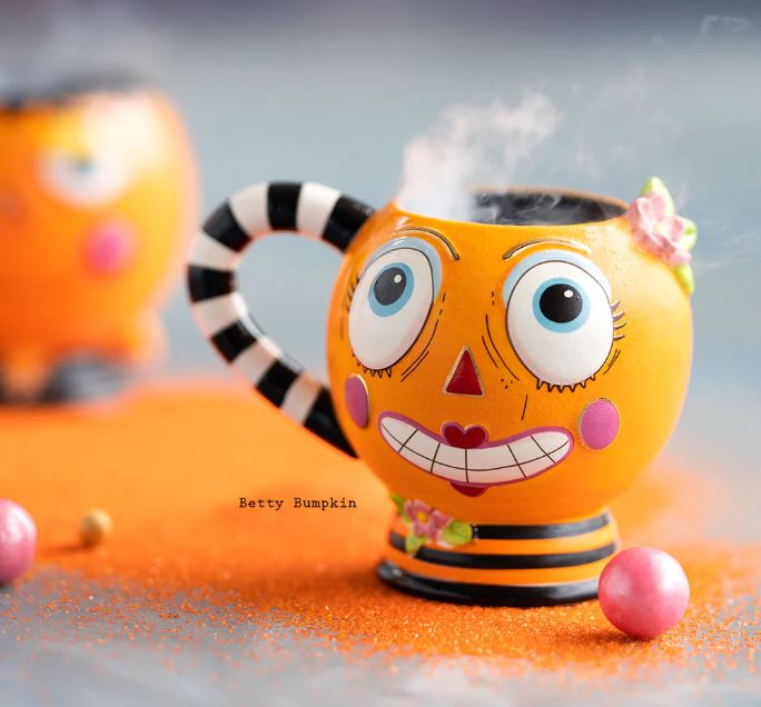 PUMPKIN MUGS (SOLD INDIVIDUALLY)