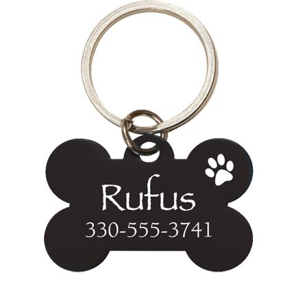 BLACK BONE KEYCHAIN
