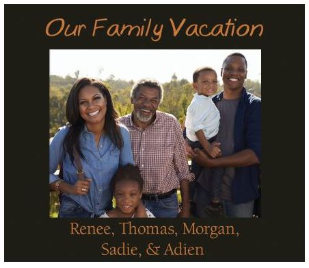 BLACK PHOTO FRAME 8X10