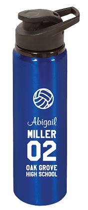 BLUE WATER BOTTLE 26 OZ.