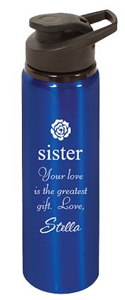 BLUE WATER BOTTLE 26 OZ.