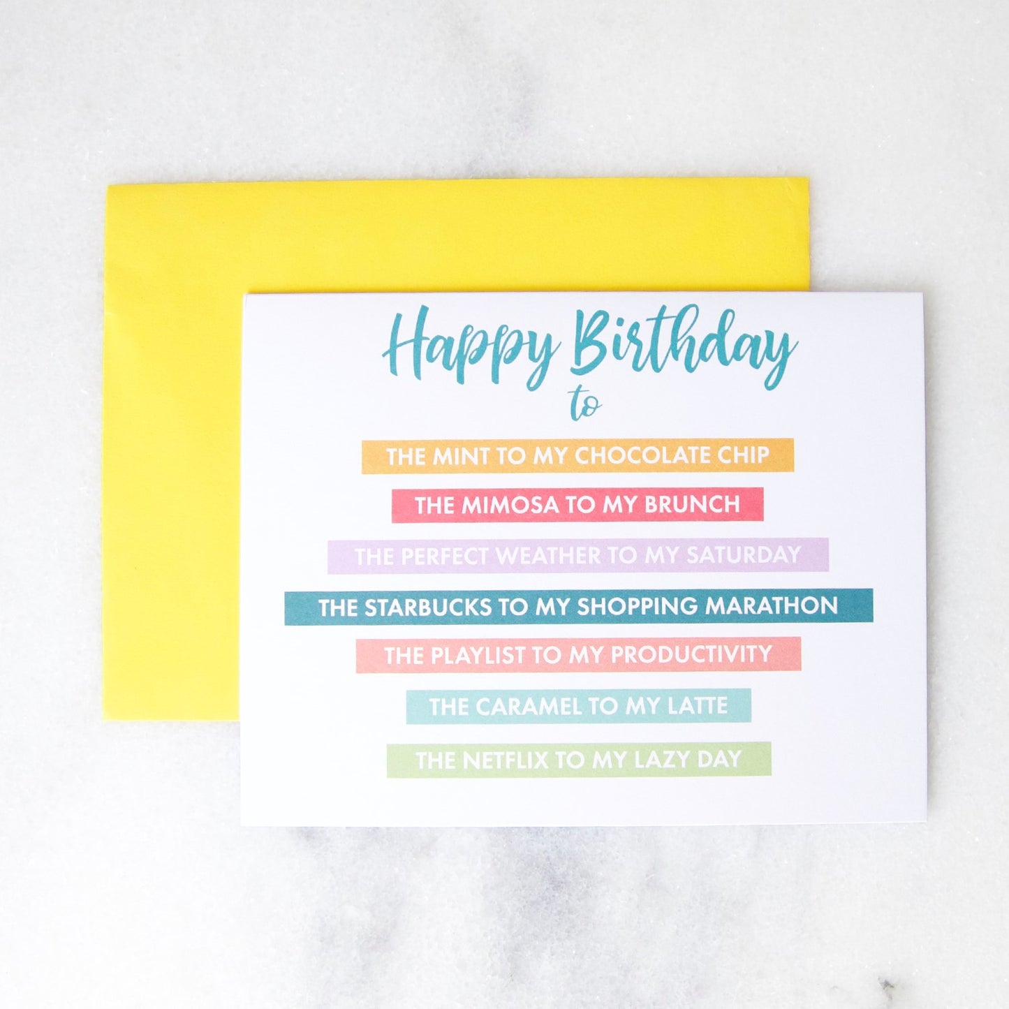 Chocolate Chip Greeting Card