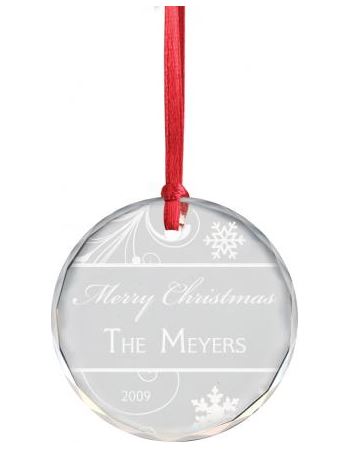 CRYSTAL CIRCLE ORNAMENT