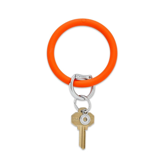 Silicone Big O® Key Ring - Orange Crush
