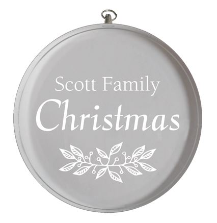 GLASS CIRCLE ORNAMENT