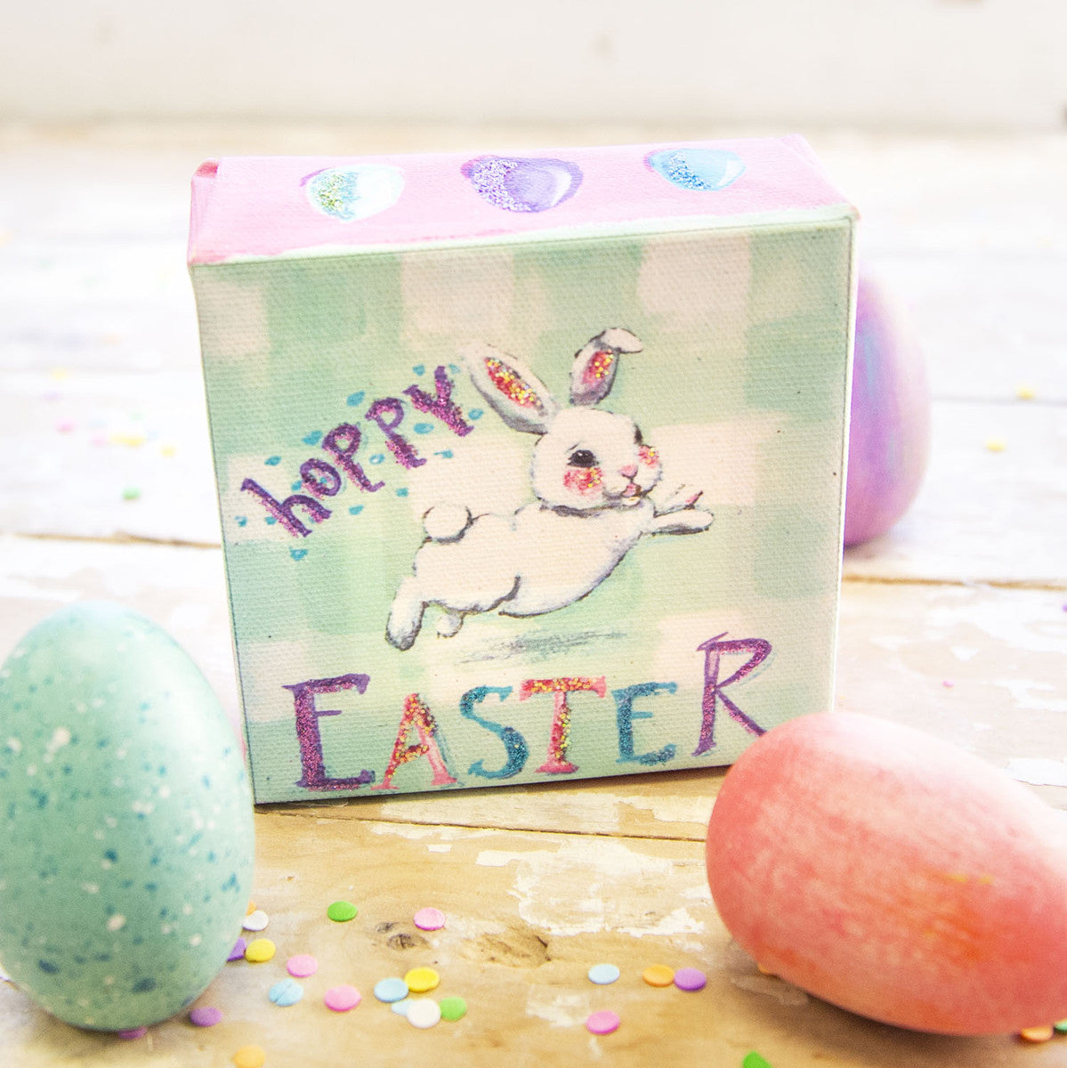 "Hoppy Easter" Canvas
