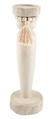 BEAD TASSEL CANDLEHOLDER