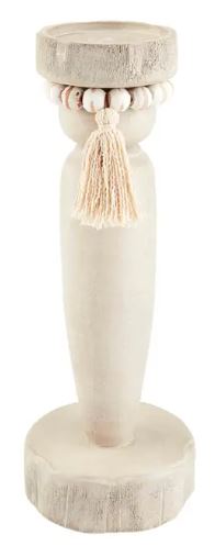 BEAD TASSEL CANDLEHOLDER