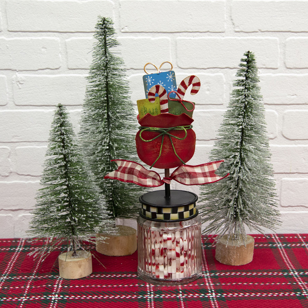 Santa bag finial