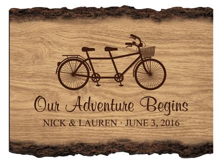FAUX SLICED LOG SIGN