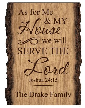FAUX SLICED LOG SIGN