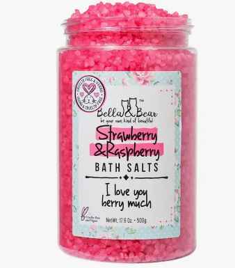 Strawberry and Raspberry Bath Salts, 17.6oz