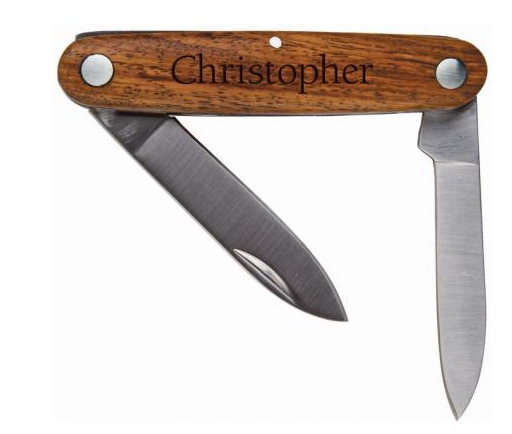 Wood Pocket Knife