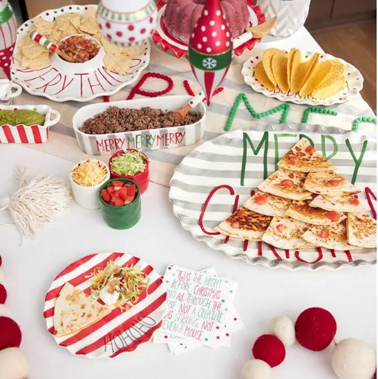 MERRY CHRISTMAS PLATTER