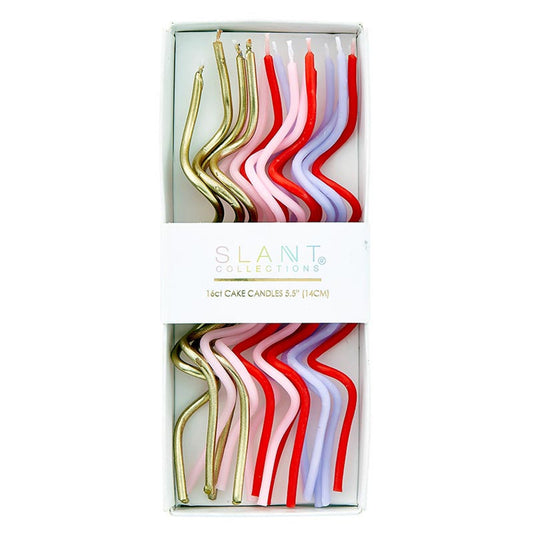 Cake Candles - Mod Party Swirl
