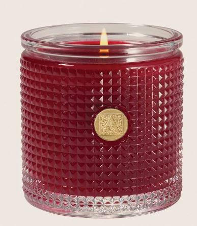 The Smell of Christmas - Textured Glass Candle