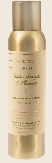 Aromatique White Amaryllis & Rosemary - Aerosol Room Spray