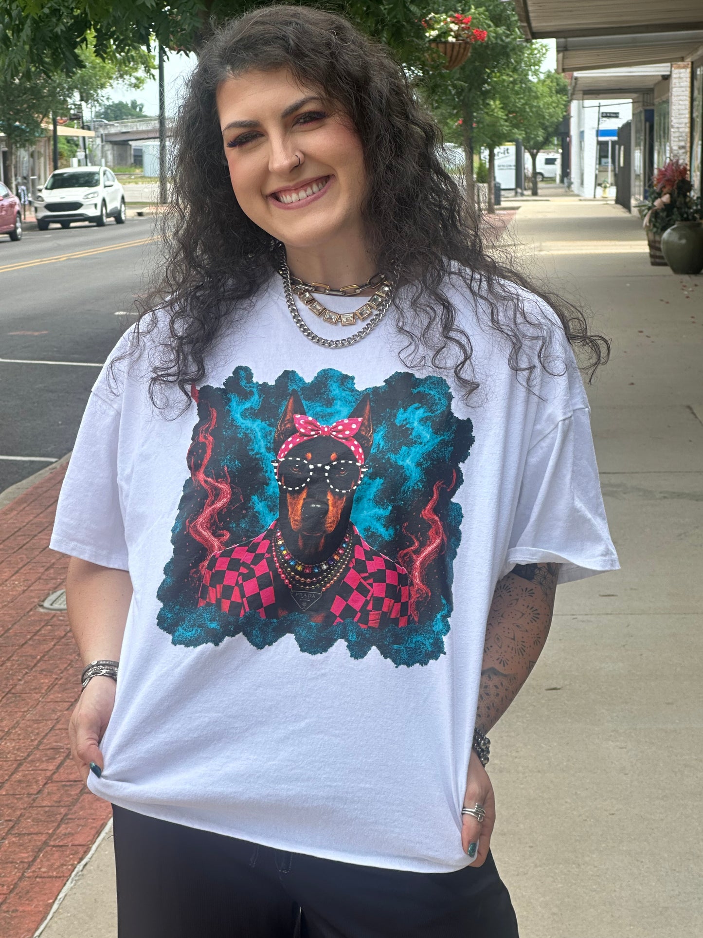 Smoke Show Doberman Tee