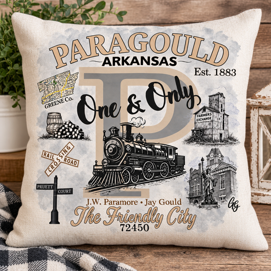 Paragould – The Friendly City Pillow