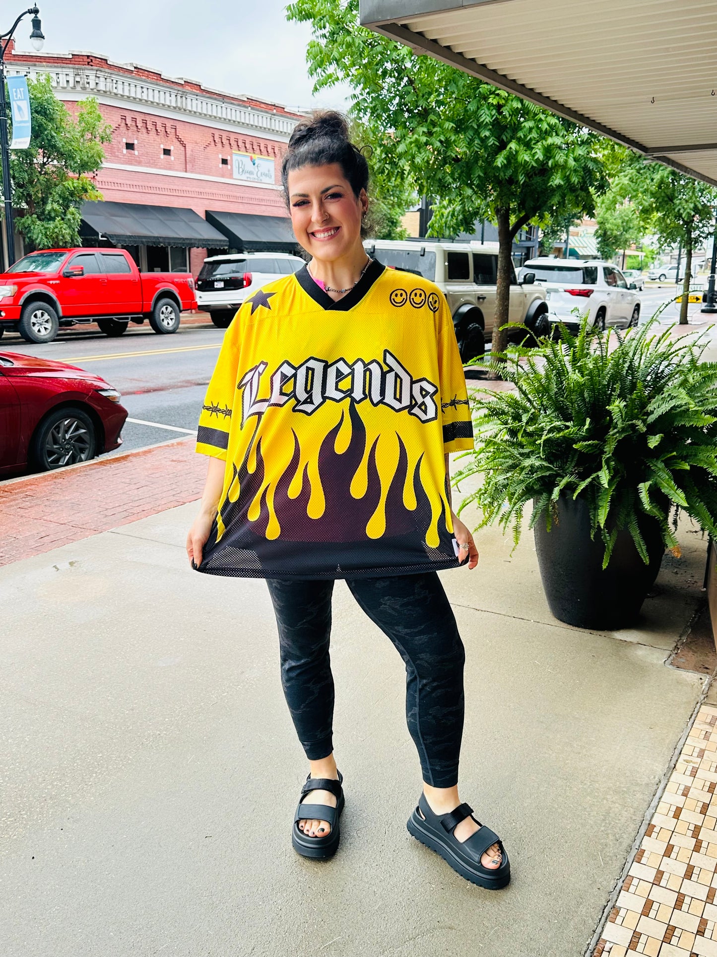 We are Legends Yellow Flame Jersey