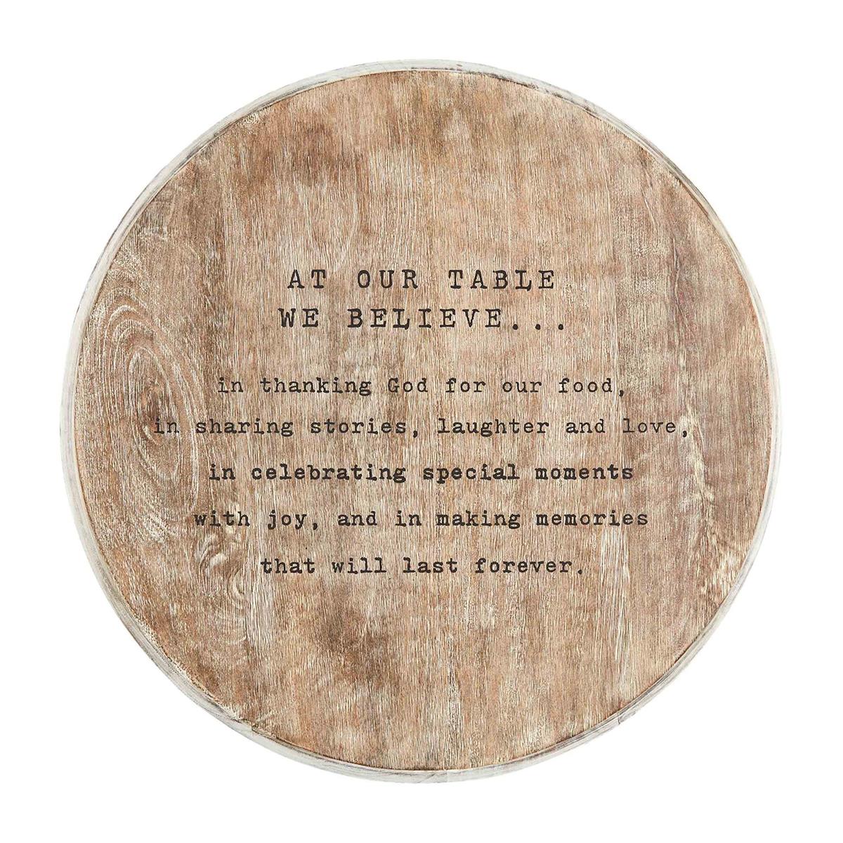 OUR TABLE LAZY SUSAN