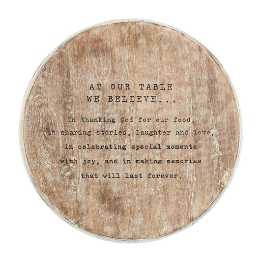 OUR TABLE LAZY SUSAN