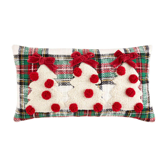 LUMBAR TARTAN TREE PILLOW