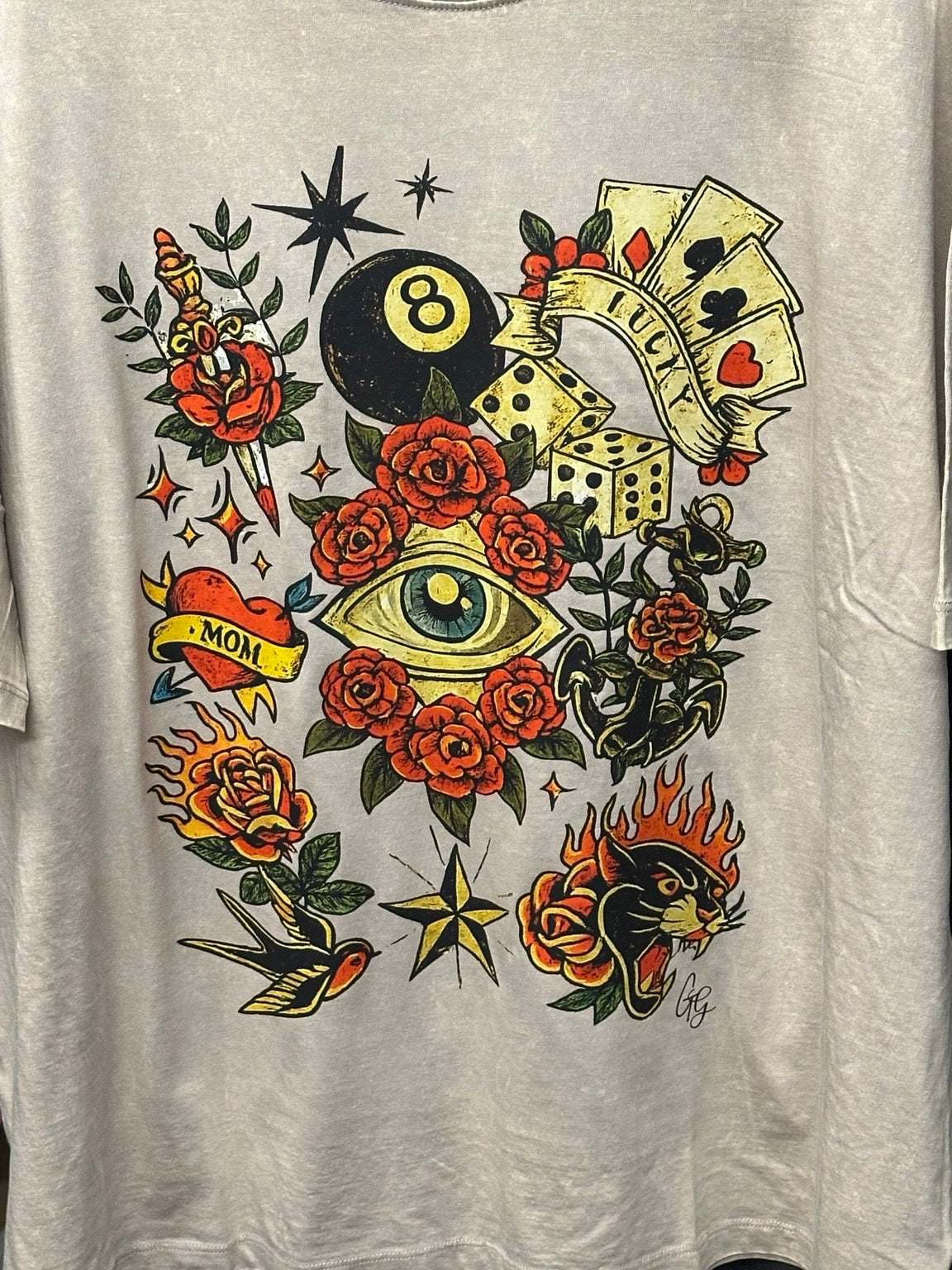 Retro Tattoo Energy Tee