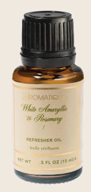 Aromatique White Amaryllis & Rosemary - Refresher Oil