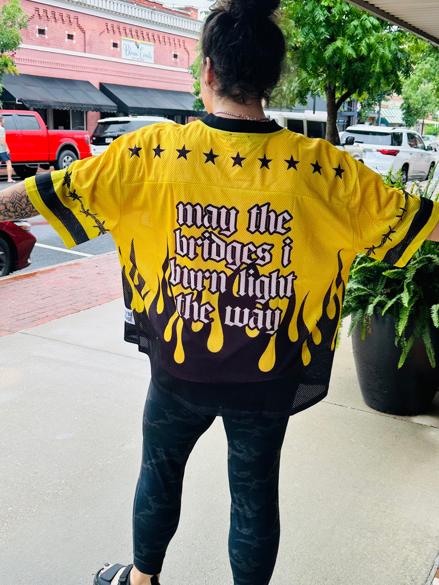 We are Legends Yellow Flame Jersey