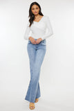 KanCan MID RISE DOUBLE WAIST BAND FLARE JEANS
