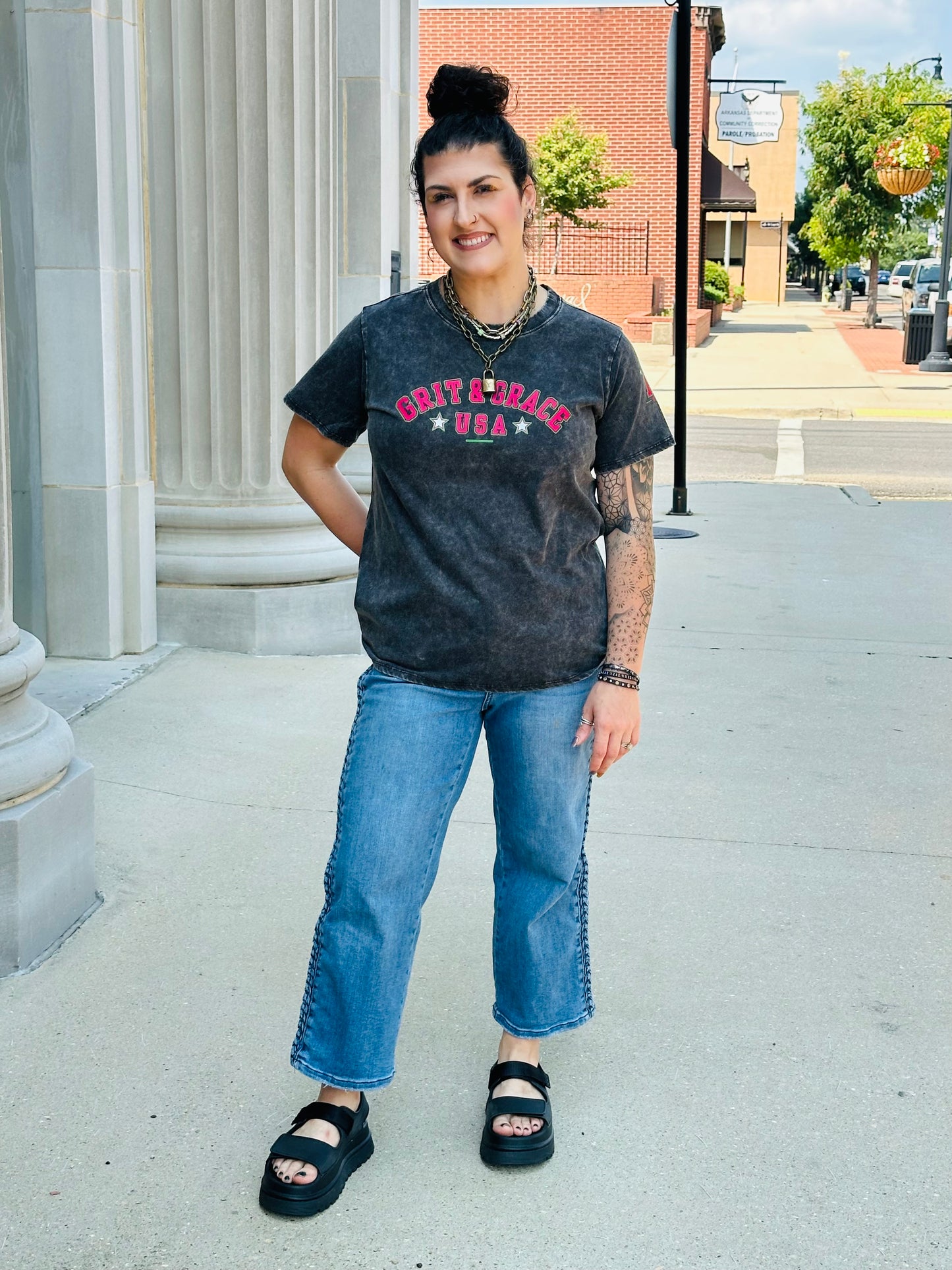 Grit & Grace Apparel Co. Varsity Tee