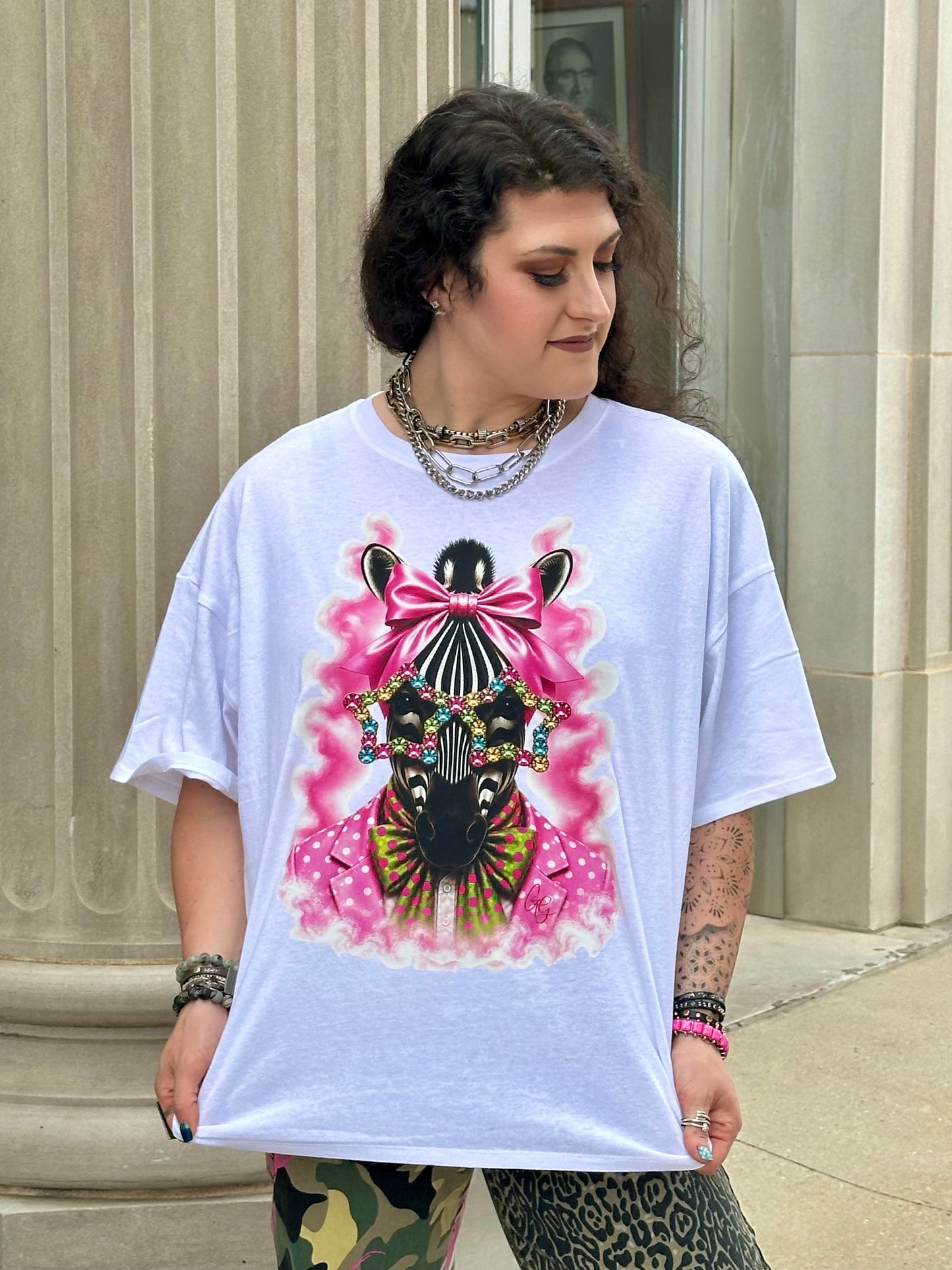 Glitz Zebra Tee