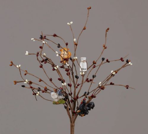 Branch - Berry, Cows, Milk Bottles, Chickens