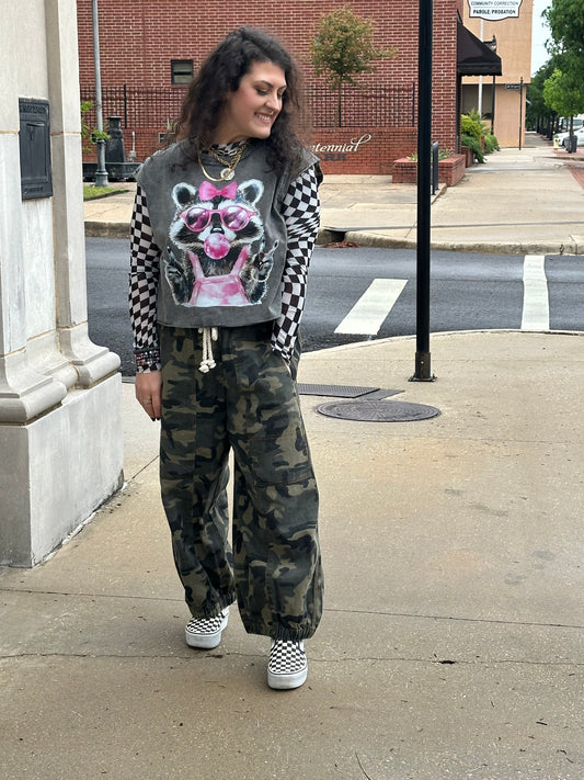 Feral Babe Raccoon Tee