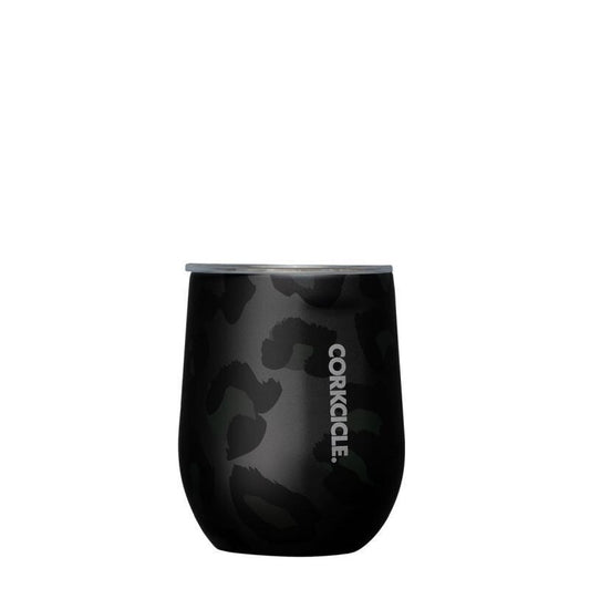 CORKCICLE Stemless - 12oz Night Leopard