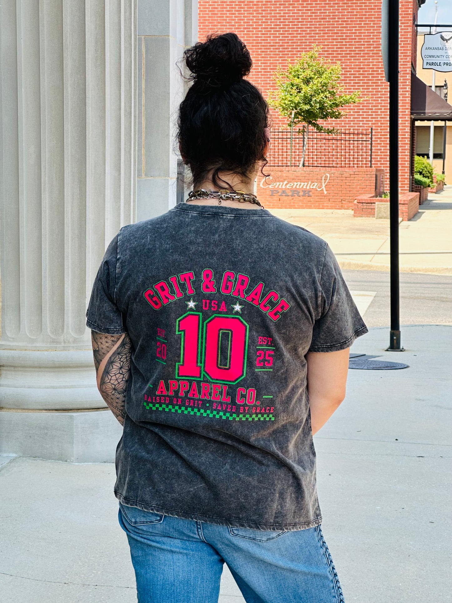 Grit & Grace Apparel Co. Varsity Tee