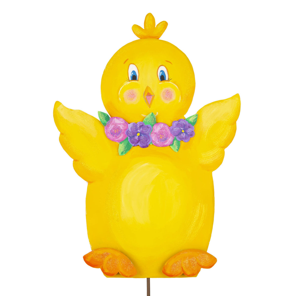 Chick with Pansy Collar