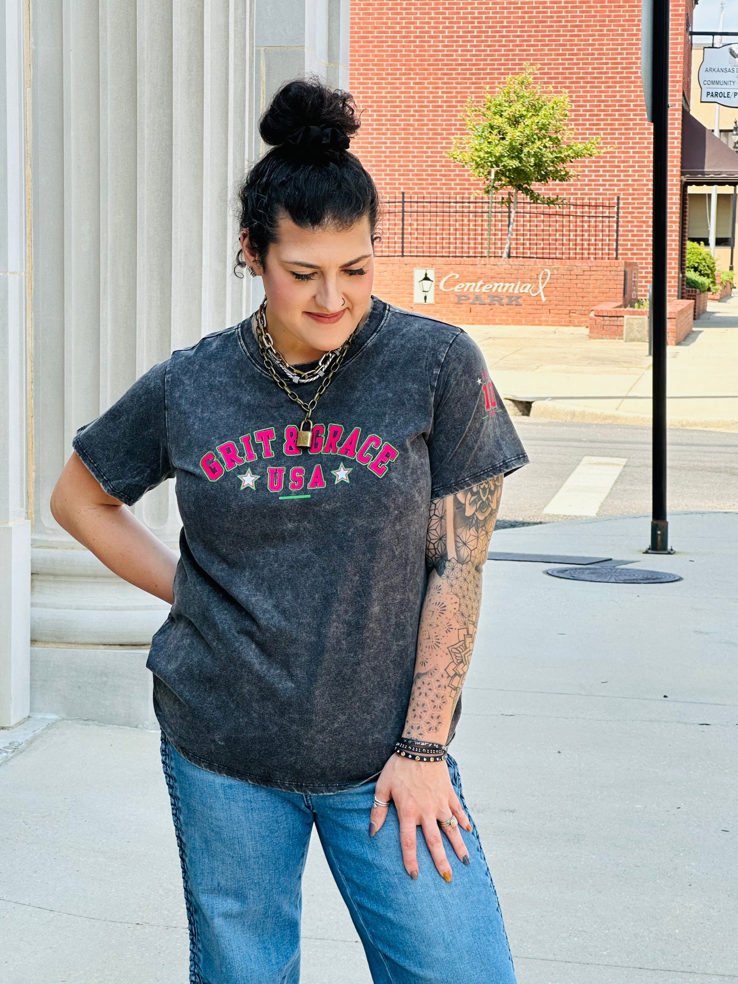 Grit & Grace Apparel Co. Varsity Tee