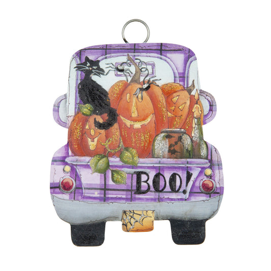 Mini "BOO" Truck Charm