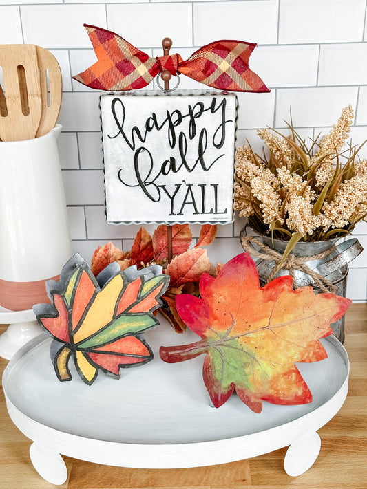 Mini Fall Leaf Charm