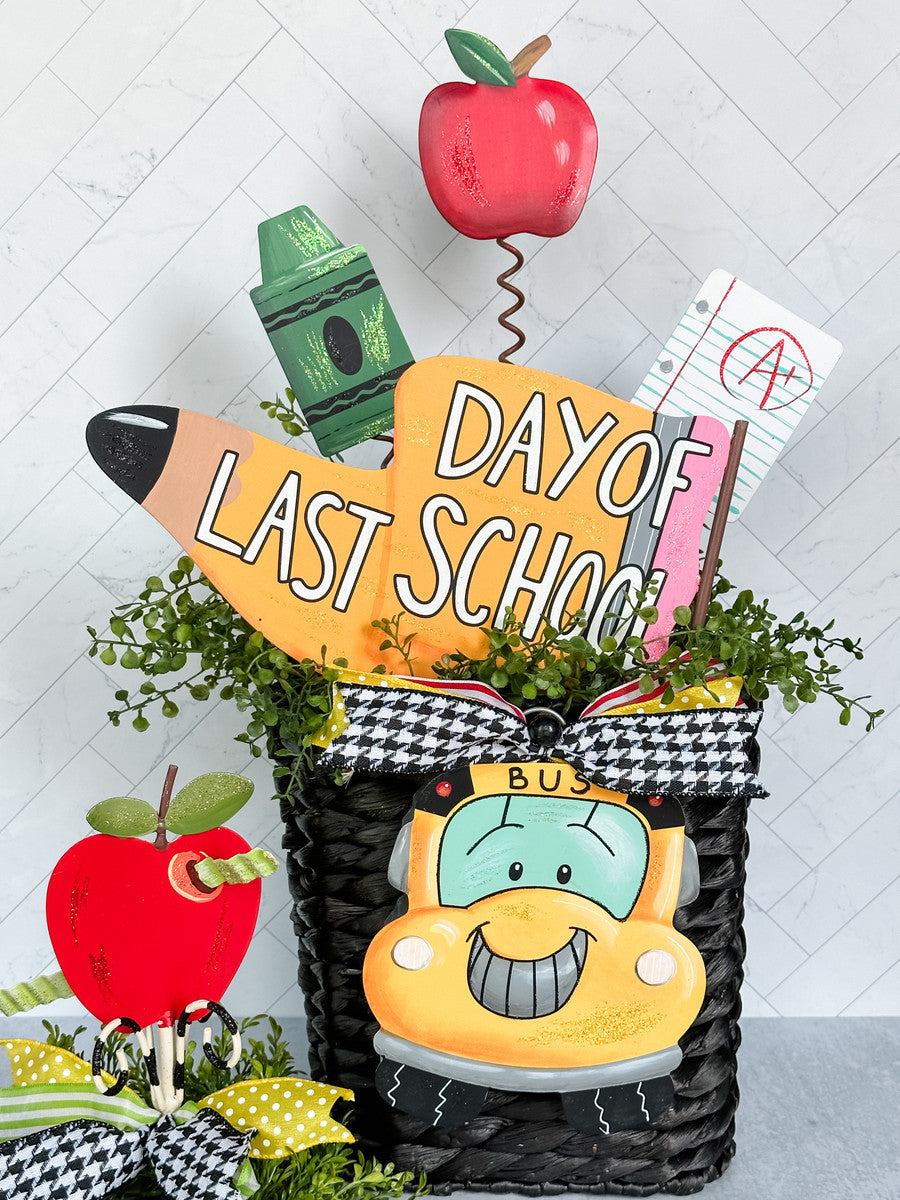 Mini Back To School Bus Charm