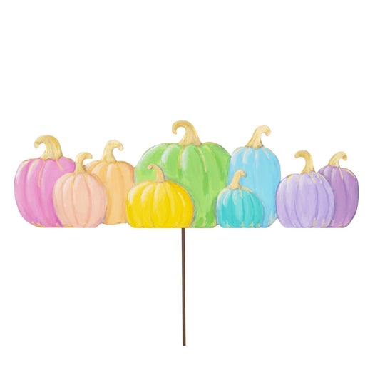 Pastel Mantle Pumpkins