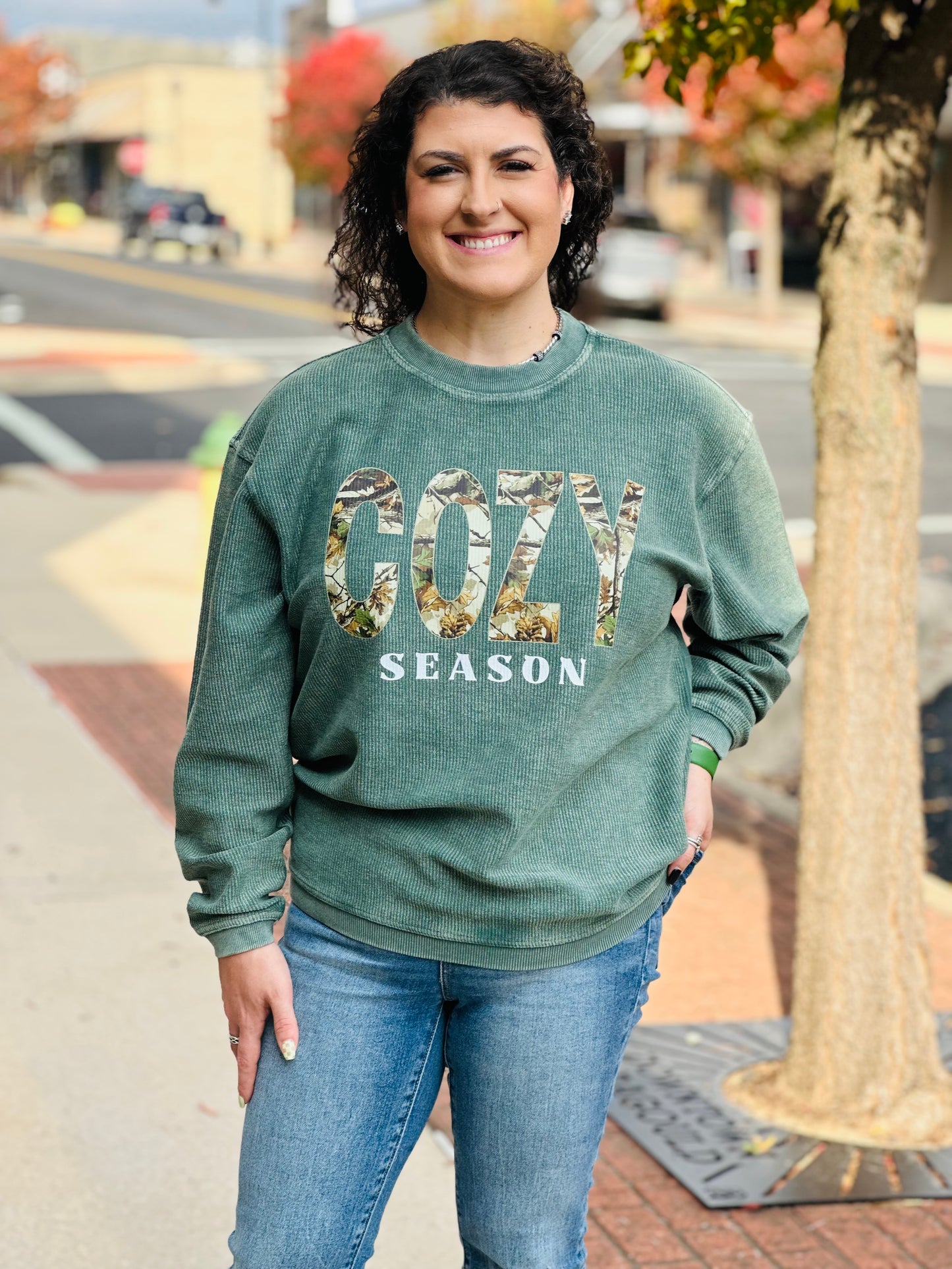 Cozy Season Ribbed Sweatshirt