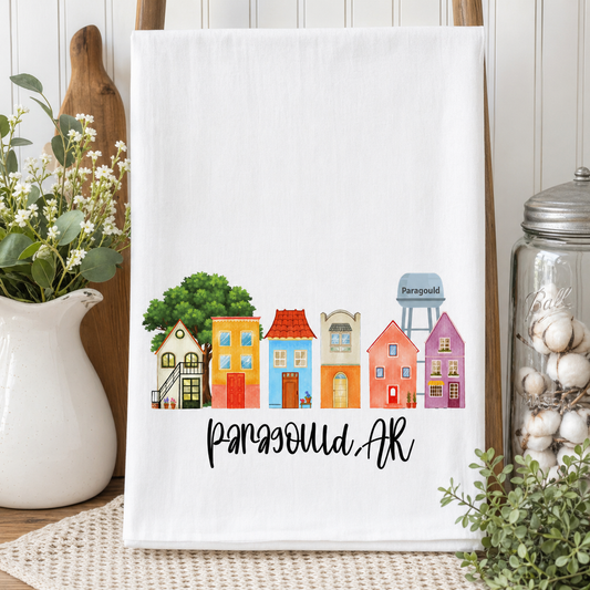 Friendly City Charm Tea Towel