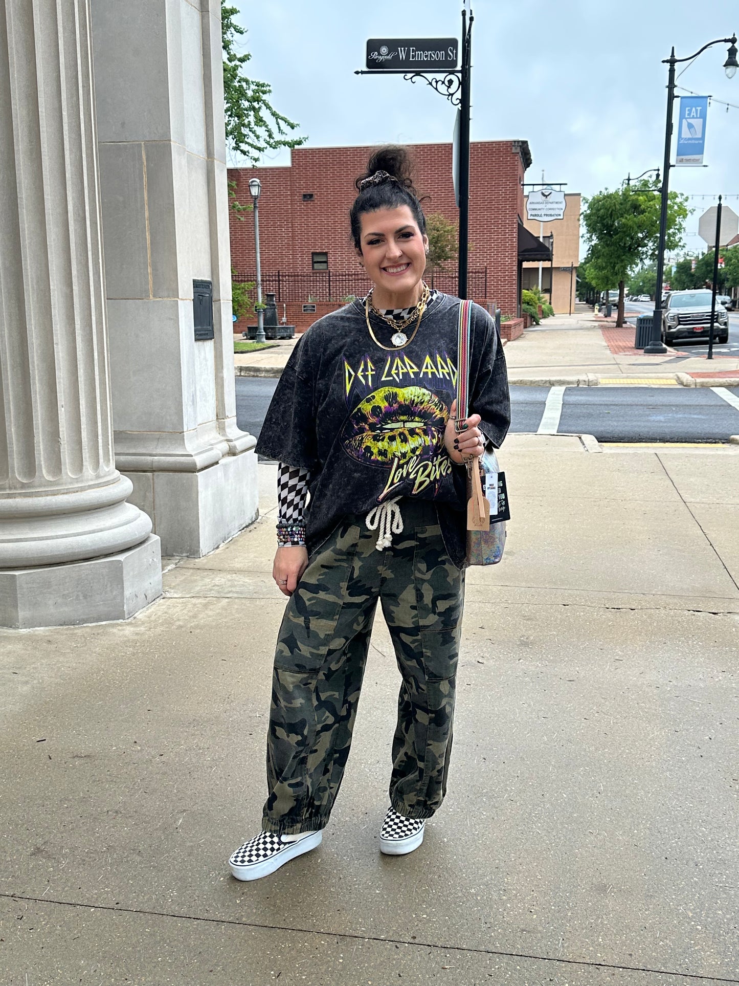 Love Bites Acid Wash Tee