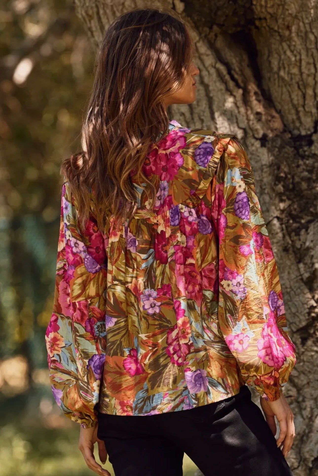 Flowy Floral Boho Top