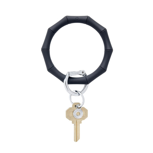 OVENTURE Silicone Big O Key Ring-Back in Black Bamboo