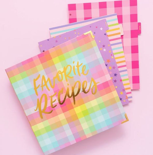 Recipe Binder w/ Tabs