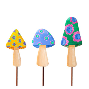 Small Whimsy Mushrooms (SET OF 3)